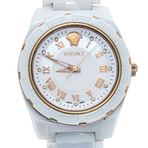 orologio versace donna bianco|Orologi Versace in Ceramica Bianco .